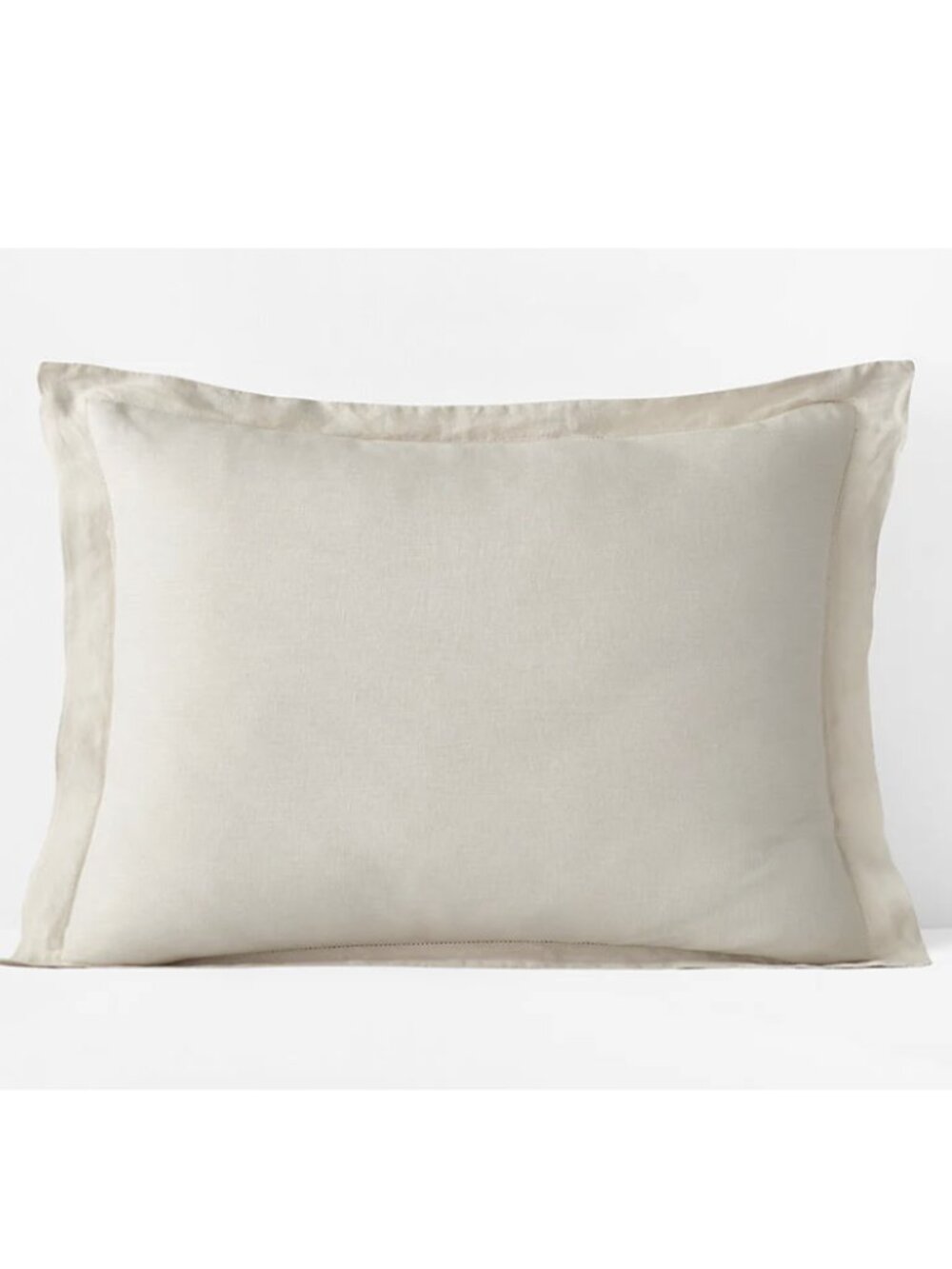 The Company Store Legends Hotel Premium Linen King Duvet & 2 Shams (Parchment) - Picture 3 of 9